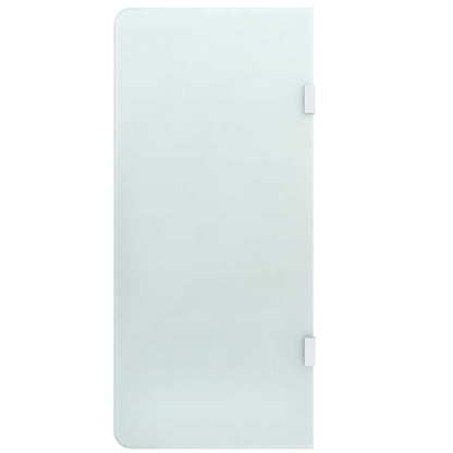 Wall-mounted Urinal Privacy Screen 90x40 cm Tempered Glass