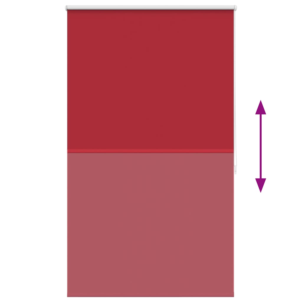 Roller blind blackout 80 x 175 cm red