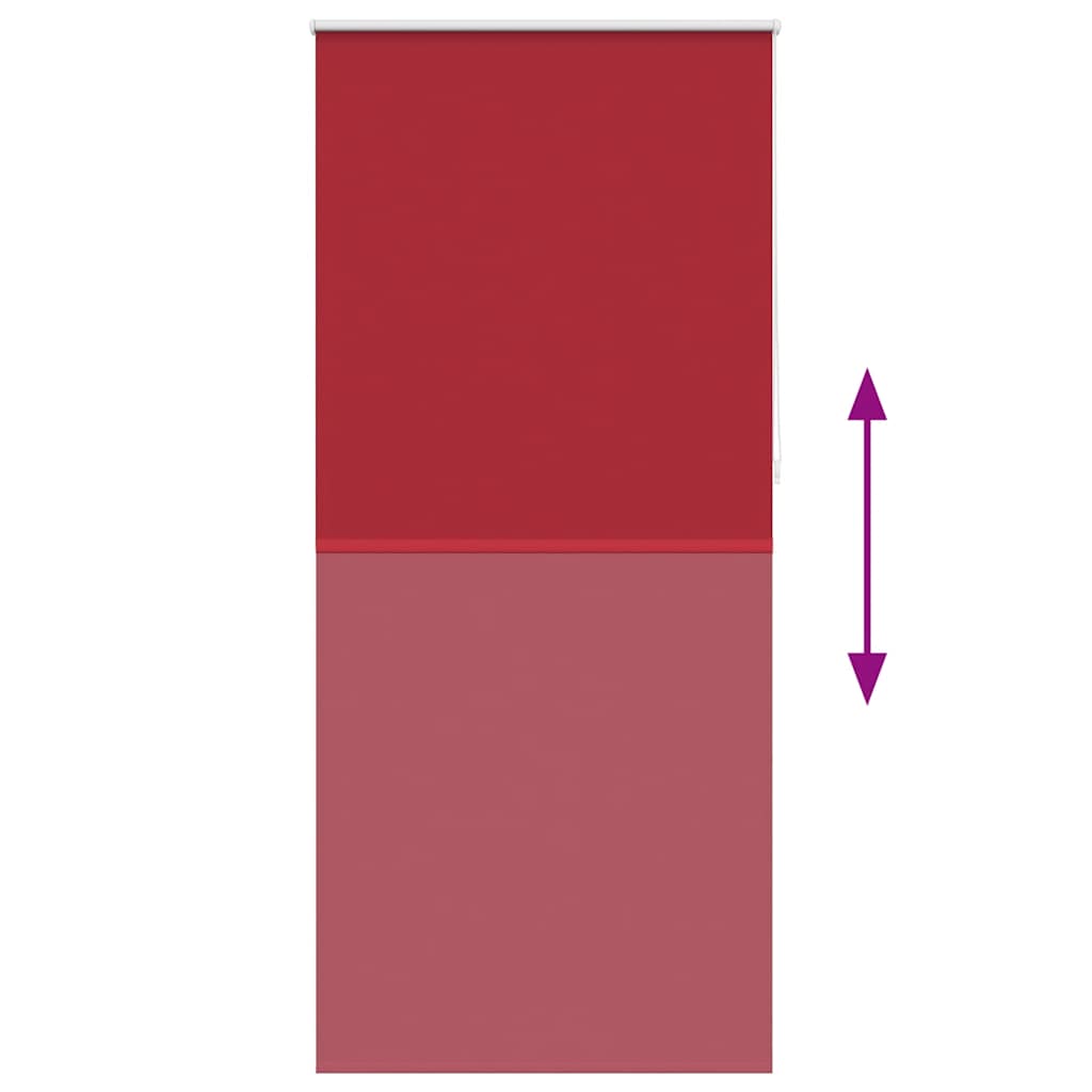 Roller Blind Blackout 100 x 230 cm Red