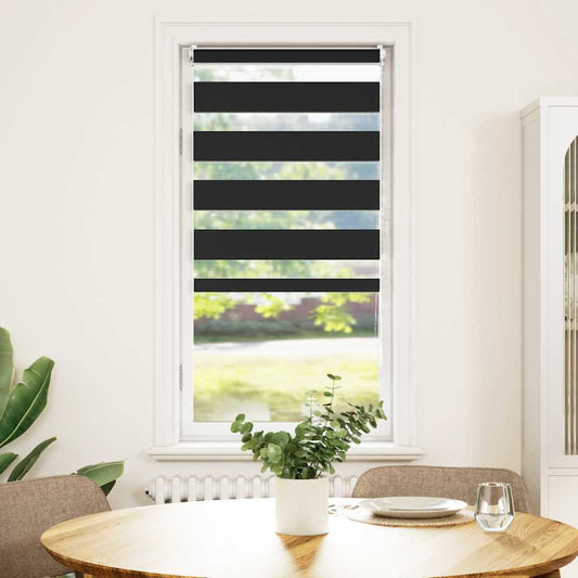 Zebra Blind 40 x 100 cm Black