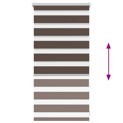 Zebra Blind 40 x 100 cm Coffee