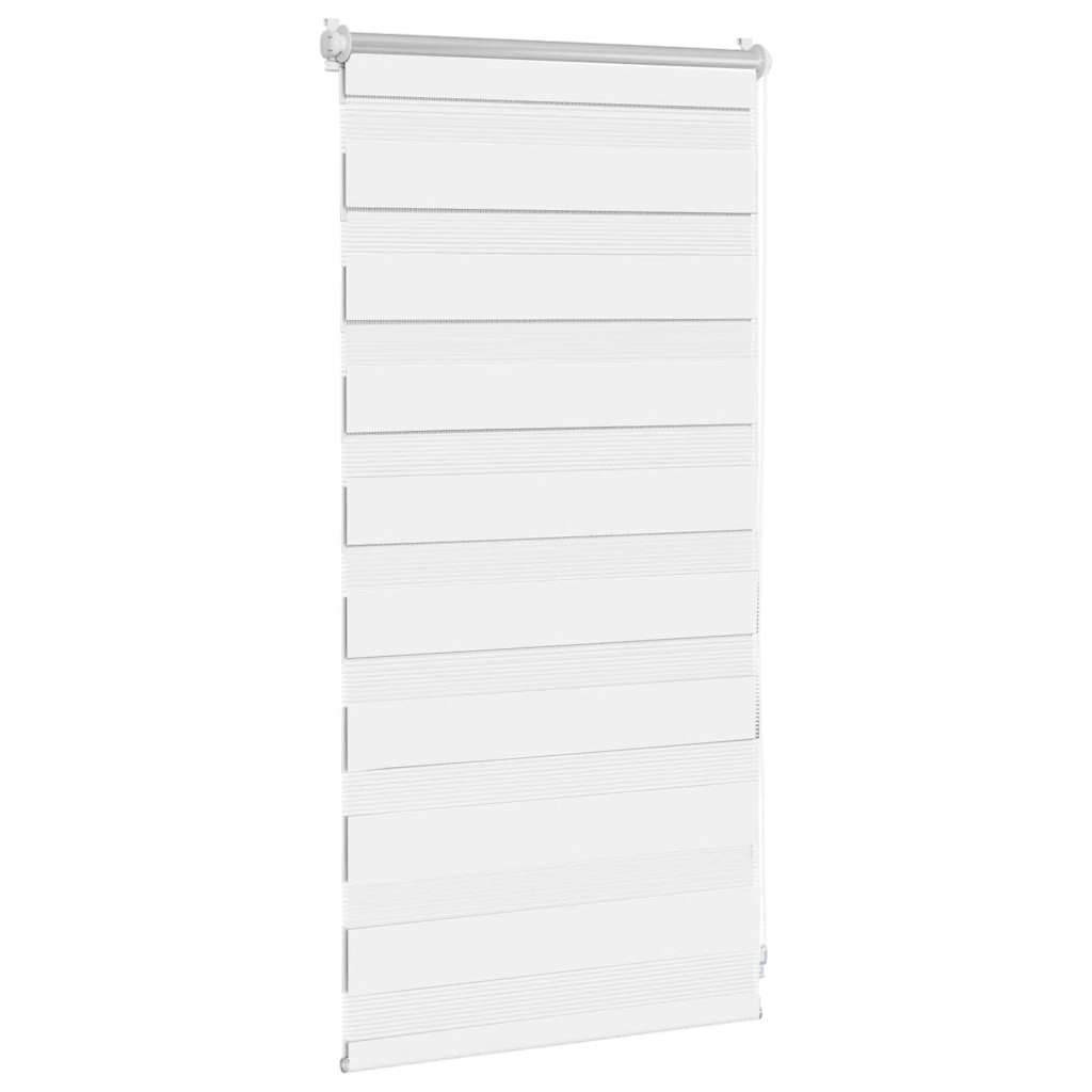 Zebra Blind 40 x 100 cm White