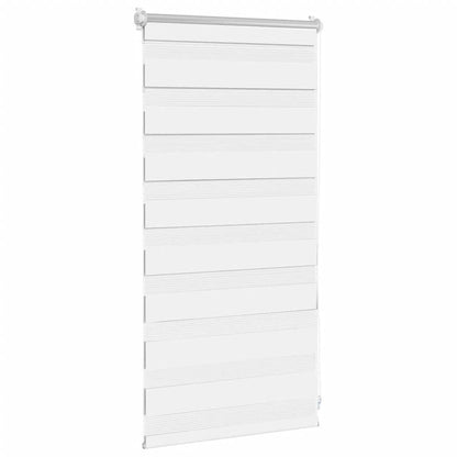Zebra Blind 40 x 100 cm White