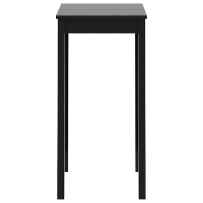 Bar Table MDF Black 55x55x107 cm