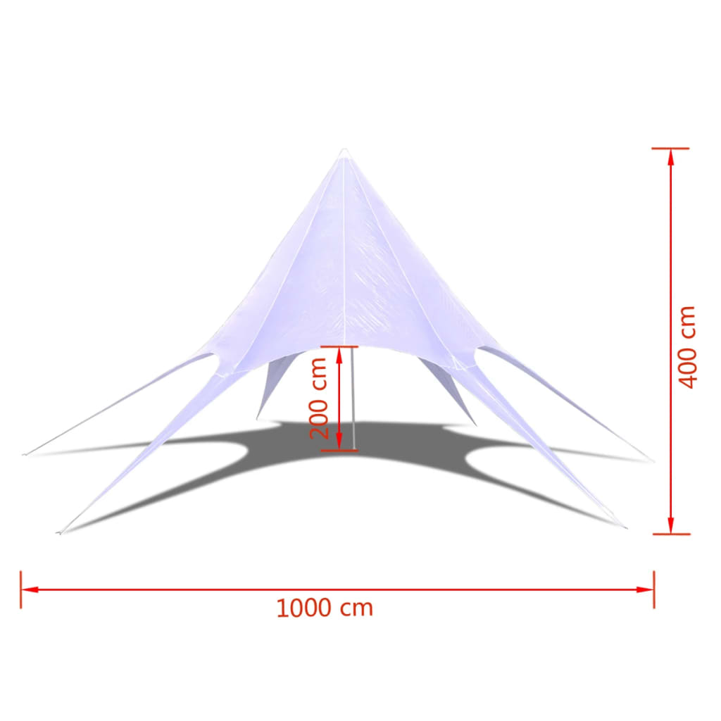 Gazebo Hexagon Star Garden Pavilion 10m