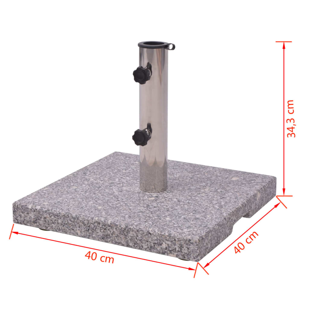 Granite Parasol Base Umbrella Holder 20kg