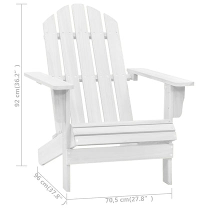 Garden Chair Wood White