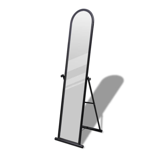 Free Standing Floor Mirror Full Length Rectangular Black