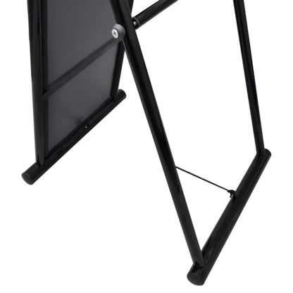 Free Standing Floor Mirror Full Length Rectangular Black