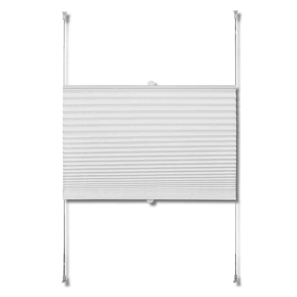 Plisse Blind 70x150cm White Pleated Blind