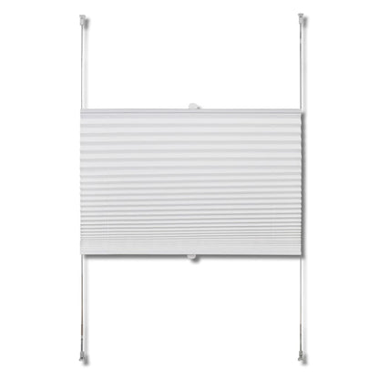 Plisse Blind 100x125cm White Pleated Blind