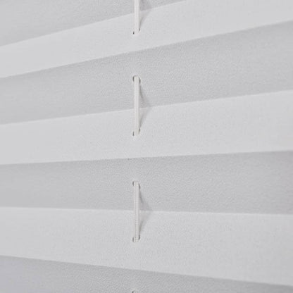 Plisse Blind 100x125cm White Pleated Blind