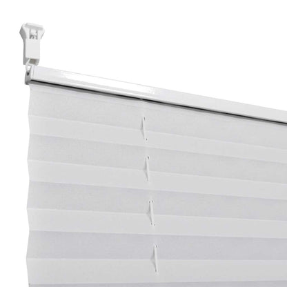 Plisse Blind 100x150cm White Pleated Blind