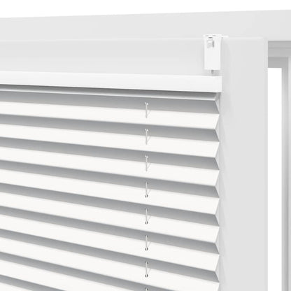 Plisse Blind 110x100cm White Pleated Blind