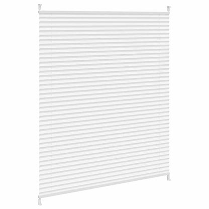Plisse Blind 110x125cm White Pleated Blind