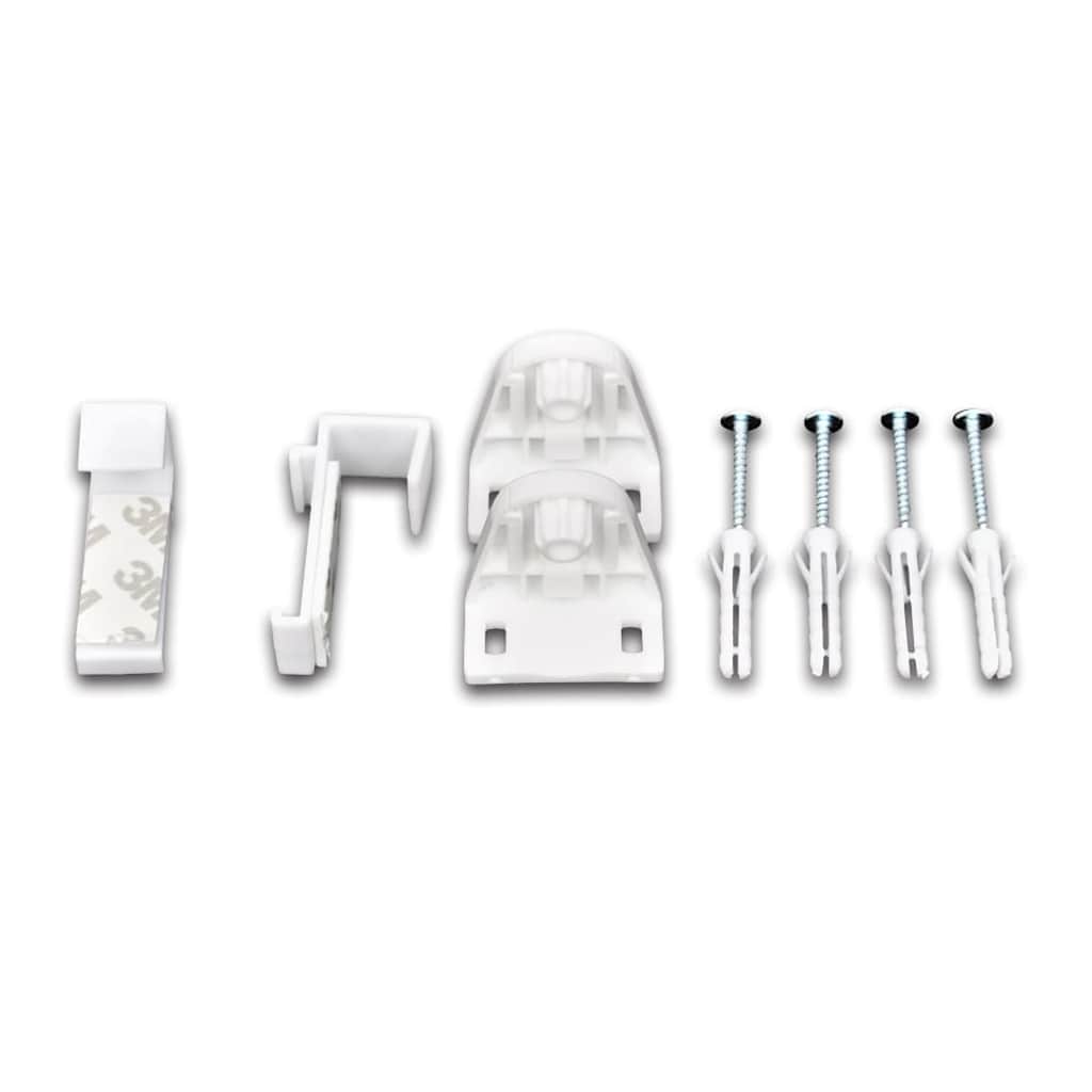 Roller Blind Blackout 64.4x120 cm Fabric Width 60 cm Grey