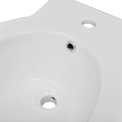 Round Bidet Stand White High-quality Ceramic