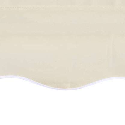 Awning Top Sunshade Canvas Cream 6 x 3 m