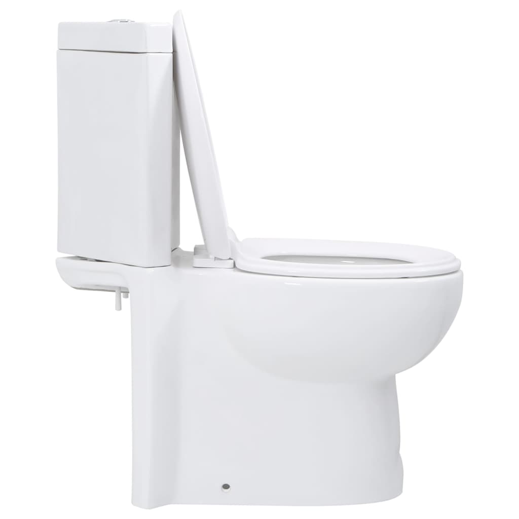 WC Ceramic Toilet Bathroom Corner Toilet White