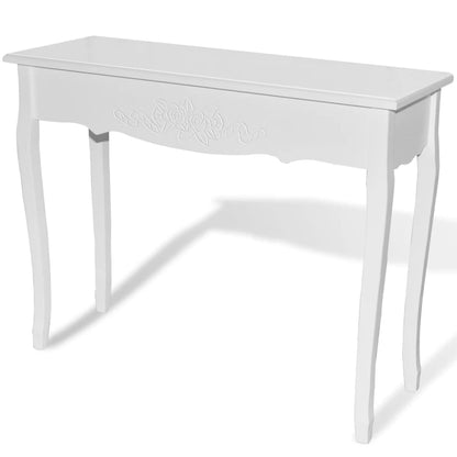 Dressing Console Table White