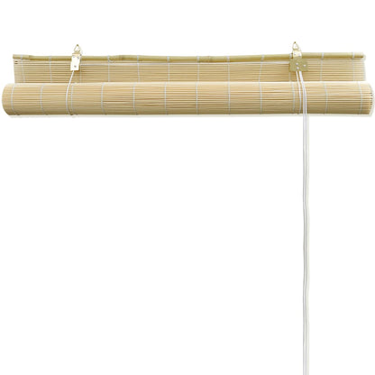 Natural Bamboo Roller Blinds 100 x 160 cm