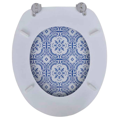 Toilet Seat with MDF Lid Porcelain Design