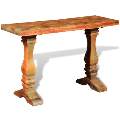 Console Table Solid Reclaimed Wood