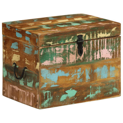 Reclaimed Storage Box Solid Wood