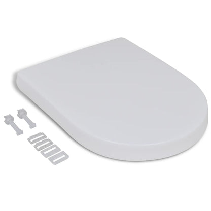 White Soft-close Toilet Seat Square