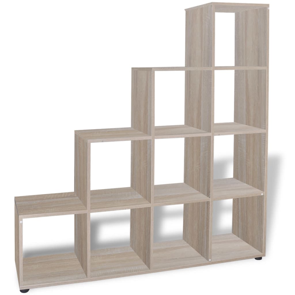 Staircase Bookcase/Display Shelf 142 cm Oak