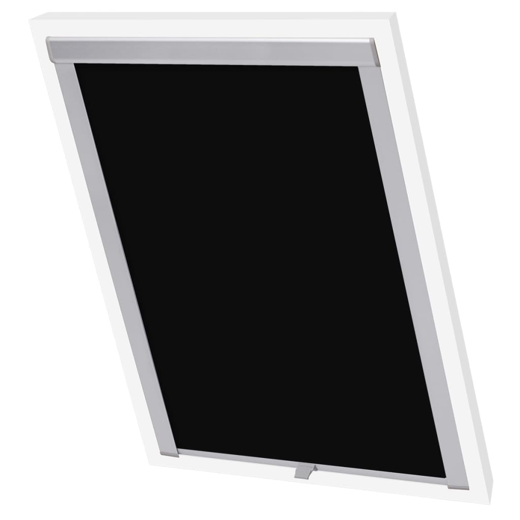 Blackout Roller Blinds Black F06