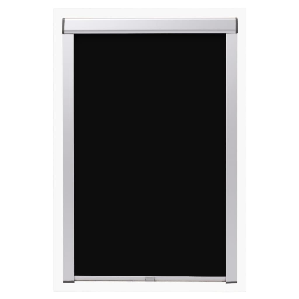 Blackout Roller Blinds Black F06