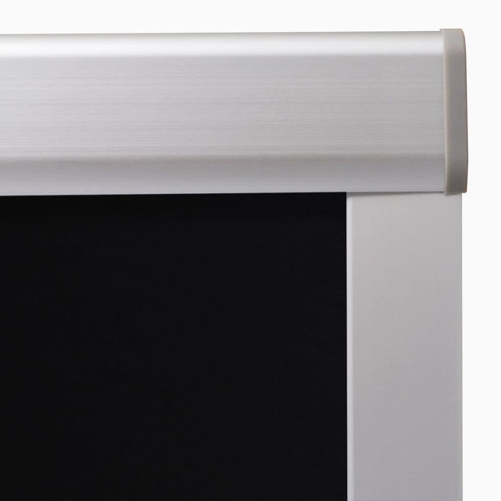 Blackout Roller Blinds Black F06