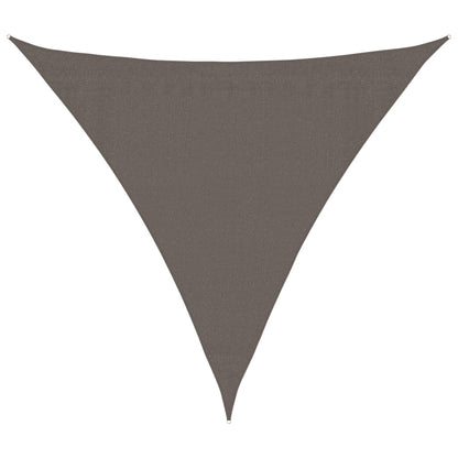 Sunshade Sail HDPE Triangular 3.6x3.6x3.6 m Anthracite