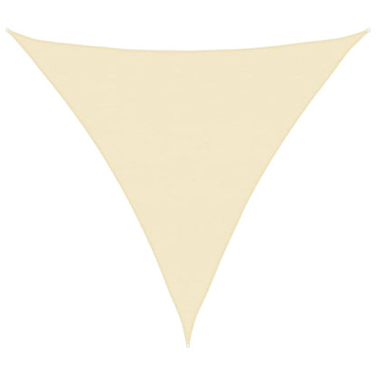 Sunshade Sail HDPE Triangular 5x5x5 m Cream