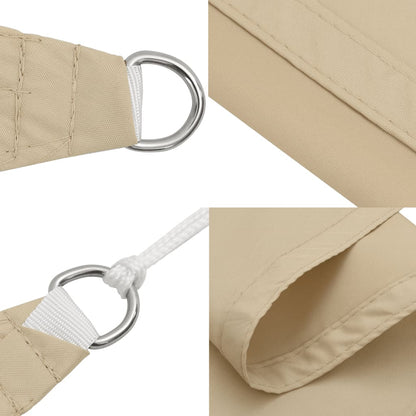 Sunshade Sail Oxford Fabric Square 3.6x3.6 m Beige