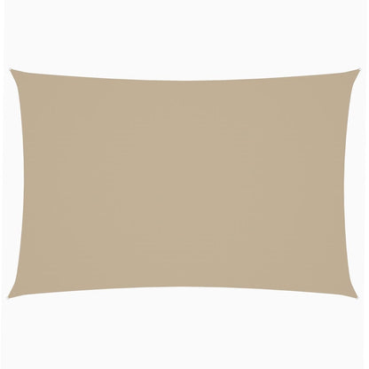 Sunshade Sail Oxford Fabric Rectangular 2x4 m Beige