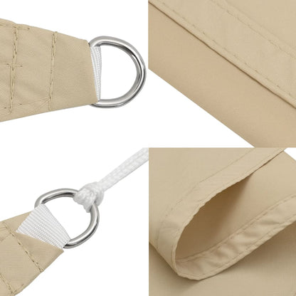 Sunshade Sail Oxford Fabric Rectangular 2x4 m Beige