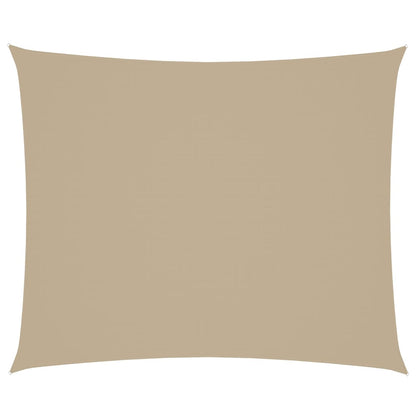 Sunshade Sail Oxford Fabric Rectangular 4x6 m Beige