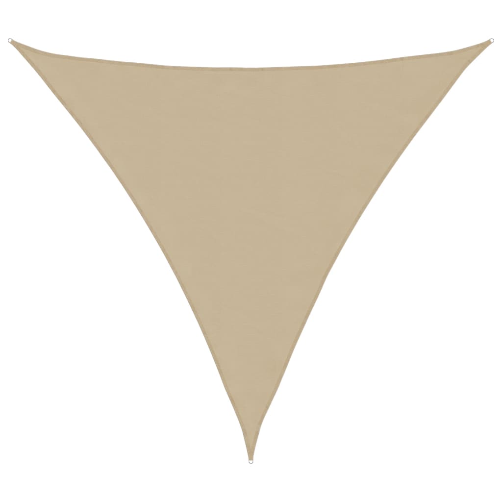 Sunshade Sail Oxford Fabric Triangular 3.6x3.6x3.6 m Beige