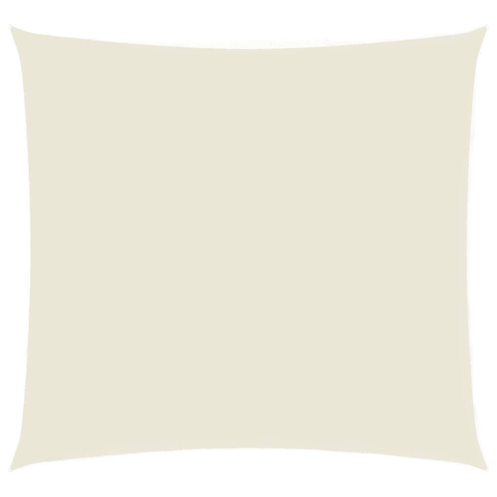 Sunshade Sail Oxford Fabric Square 3.6x3.6 m Cream