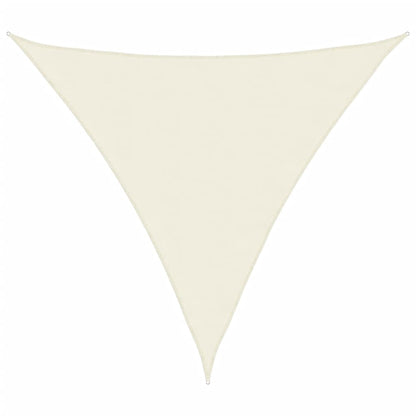 Sunshade Sail Oxford Fabric Triangular 5x5x5 m Cream