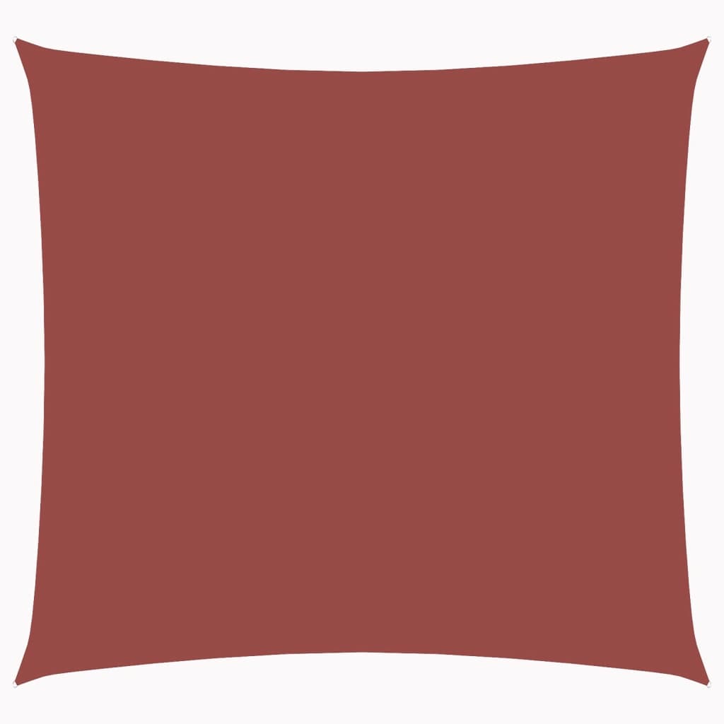 Sunshade Sail Oxford Fabric Square 3.6x3.6 m Terracotta