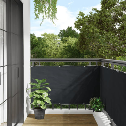 Balcony Screen Oxford Fabric 75x400 cm Anthracite