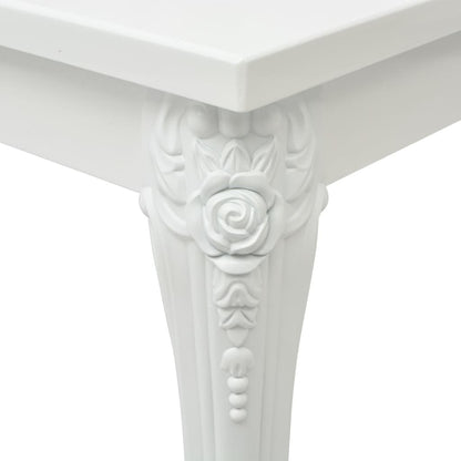 Coffee Table 100x60x42 cm High Gloss White