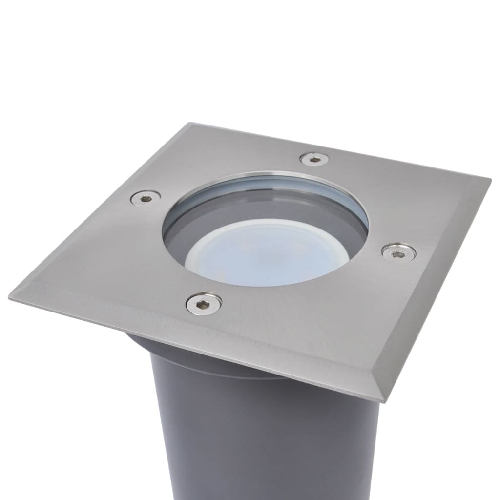 Outdoor LED Ground Lights 3 pcs Square