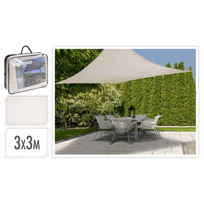 ProGarden Shade Cloth 3x3m Cream Square