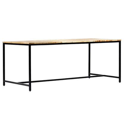 Dining Table 180x90x75 cm Solid Rough Mango Wood