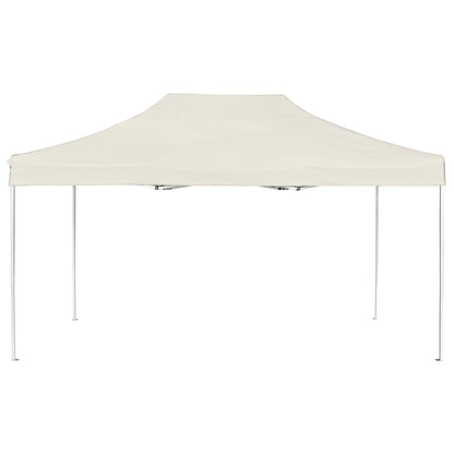 Professional Folding Party Tent Aluminium 4.5x3 m Cream