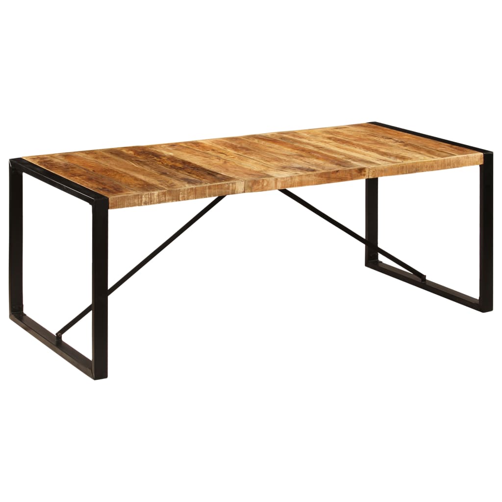 Dining Table 200x100x75 cm Solid Mango Wood